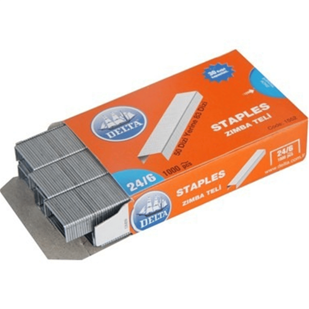 DELTA 1552  ZIMBA TELİ 24/6 BEYAZ PK:10 LU *250