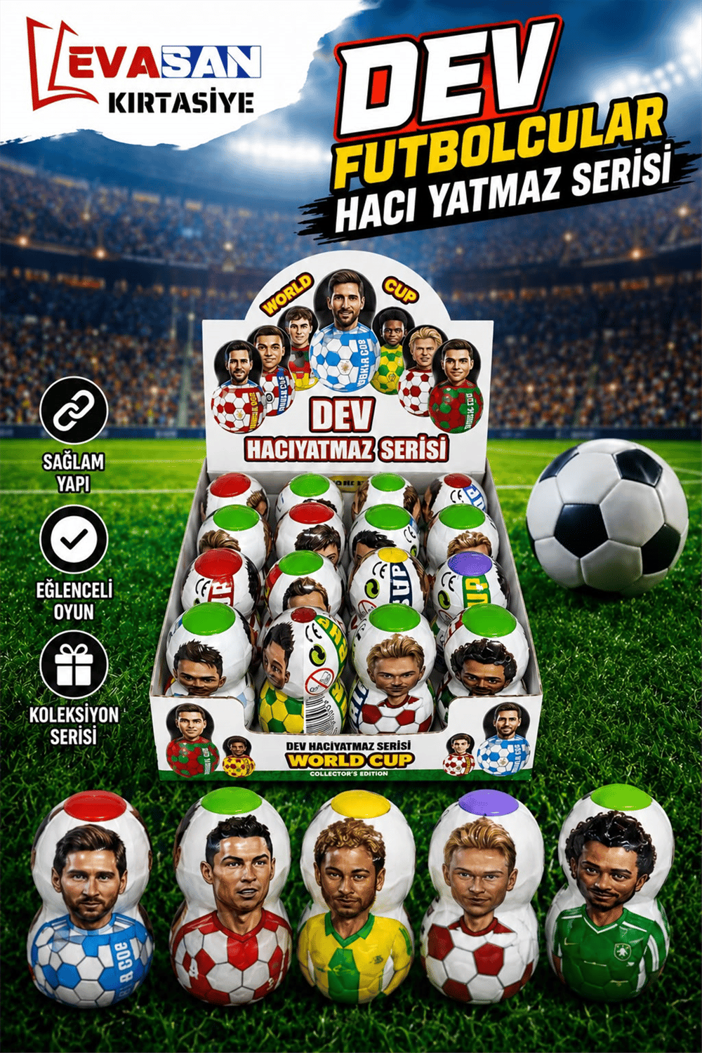 DEV FUTBOLCULAR HACI YATMAZ SERİSİ PK:16 LI