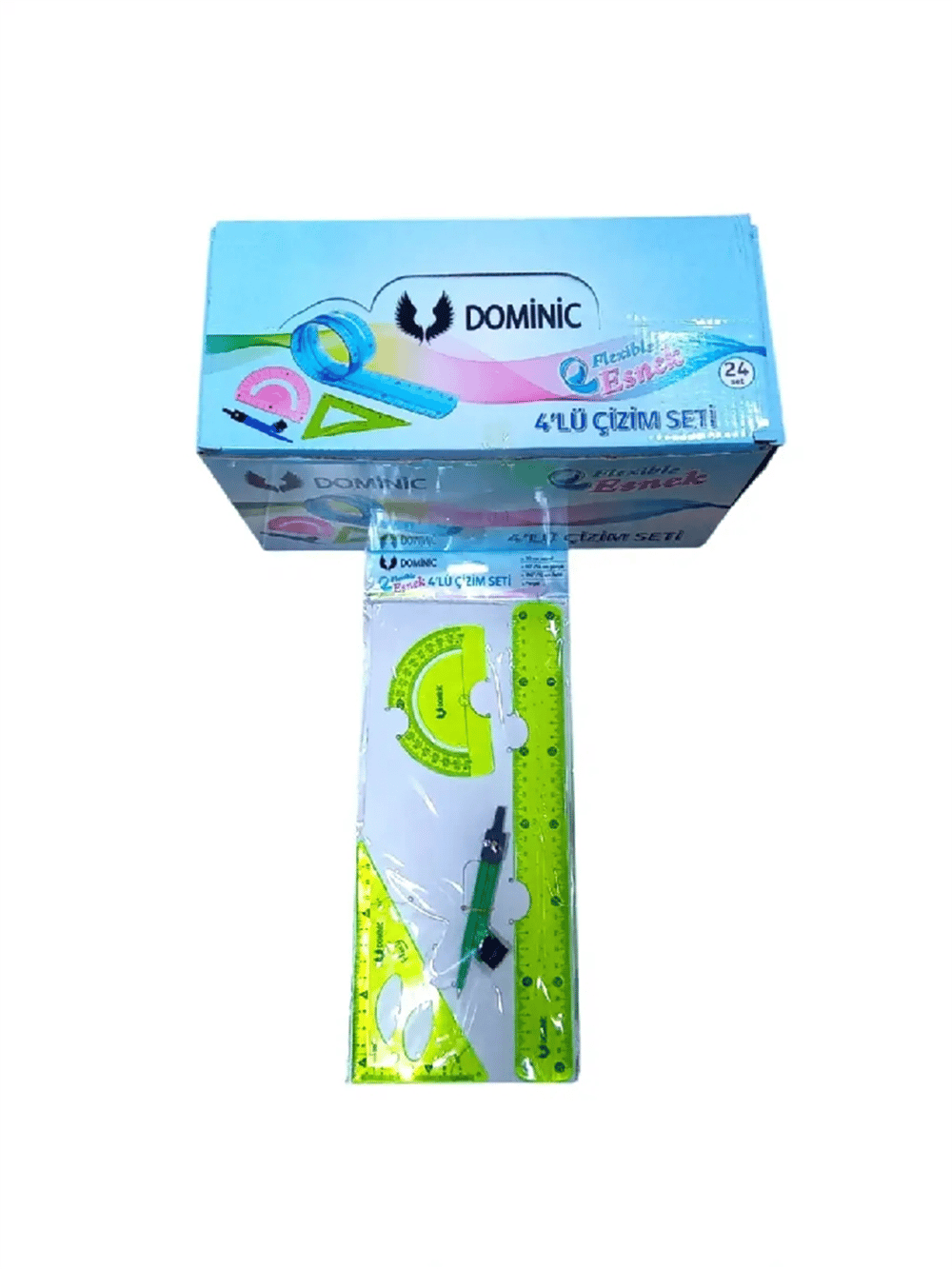 DOMİNİC ESNEK 4 LÜ ÇİZİM SETİ 24 LÜ