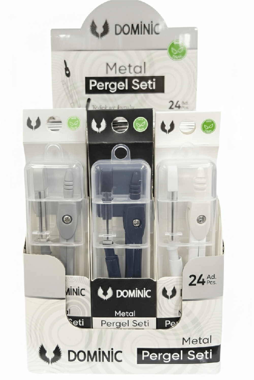 DOMİNİC METAL PERGEL SET CR-181 PAKET:24 LÜ
