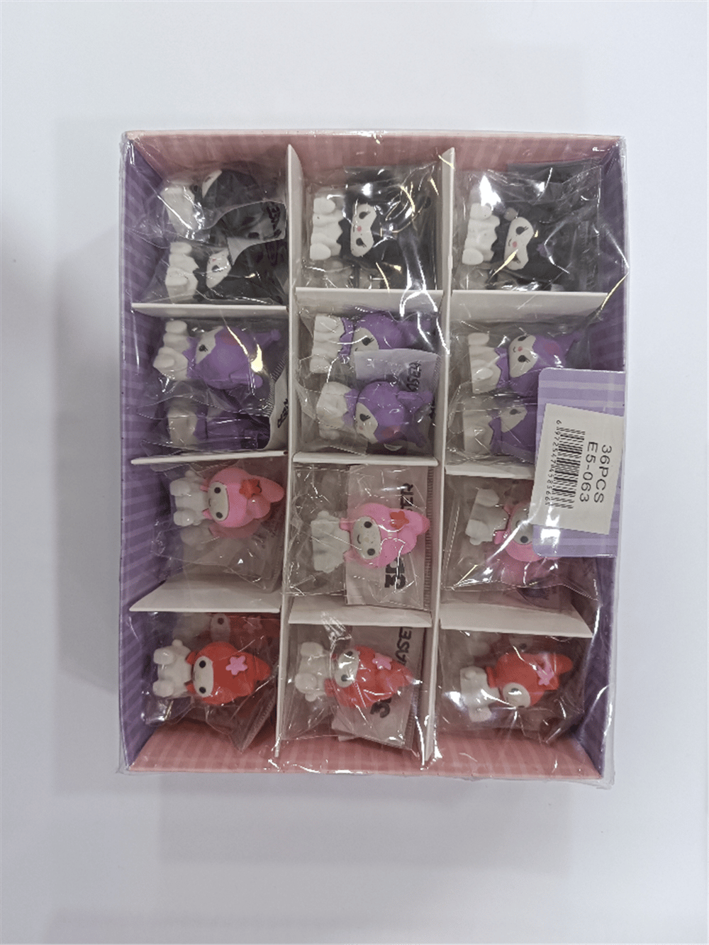 E5-063 KUROMİ FİGÜRLÜ SİLGİ PK:36 LI 