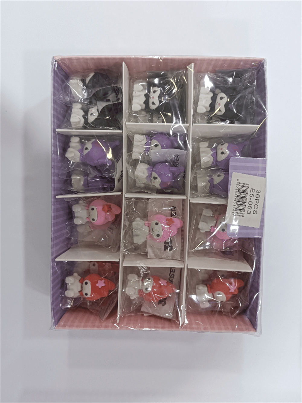 E5-063 KUROMİ FİGÜRLÜ SİLGİ PK:36 LI 