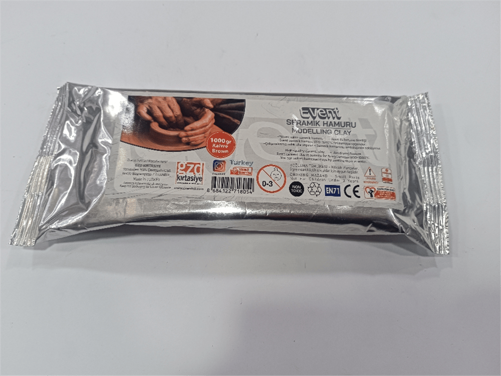 EVENT DOĞAL KİL 1000 GR KAHVERENGİ 