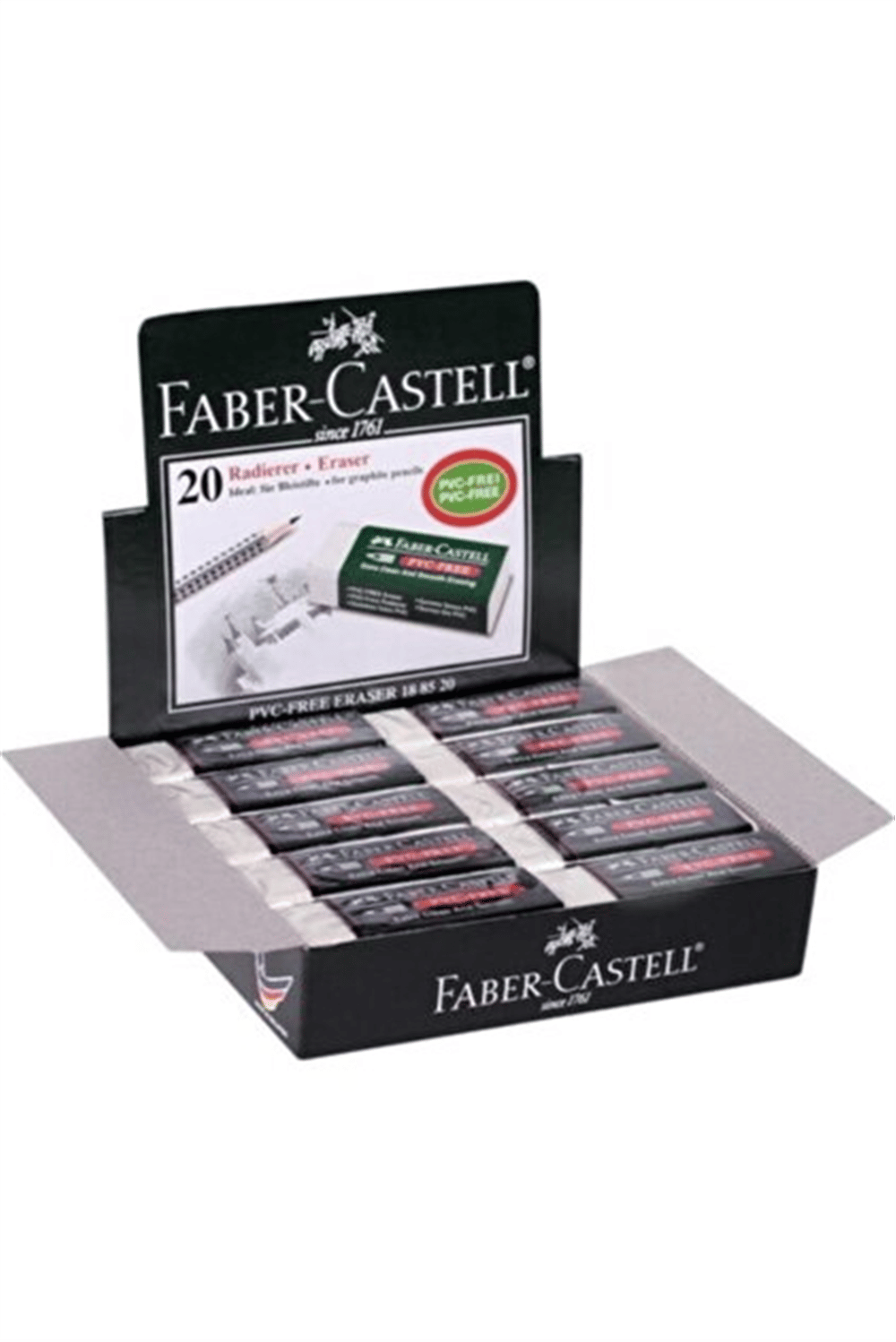 FABER 188539 BEYAZ SİLGİ 7085/20 PK:20 Lİ