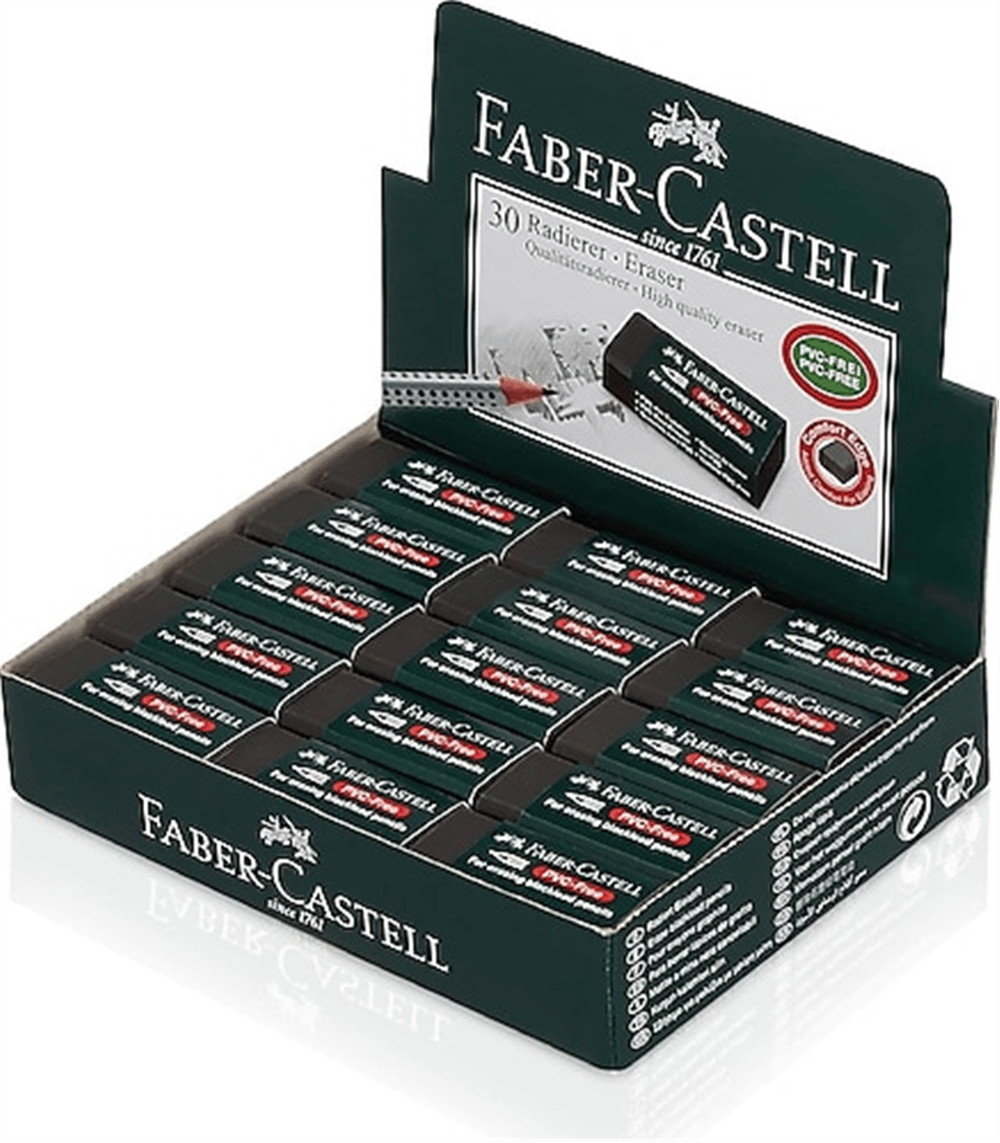 FABER 188923 SİYAH SİLGİ 7089/30 PK:30 LU