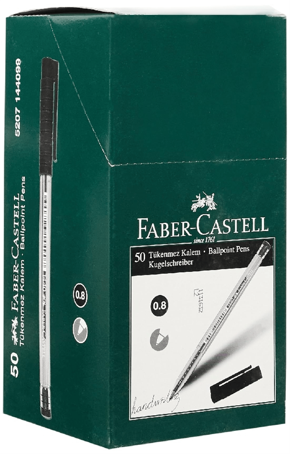 FABER 5207 TÜKENMEZ KALEM 50 Lİ PK.