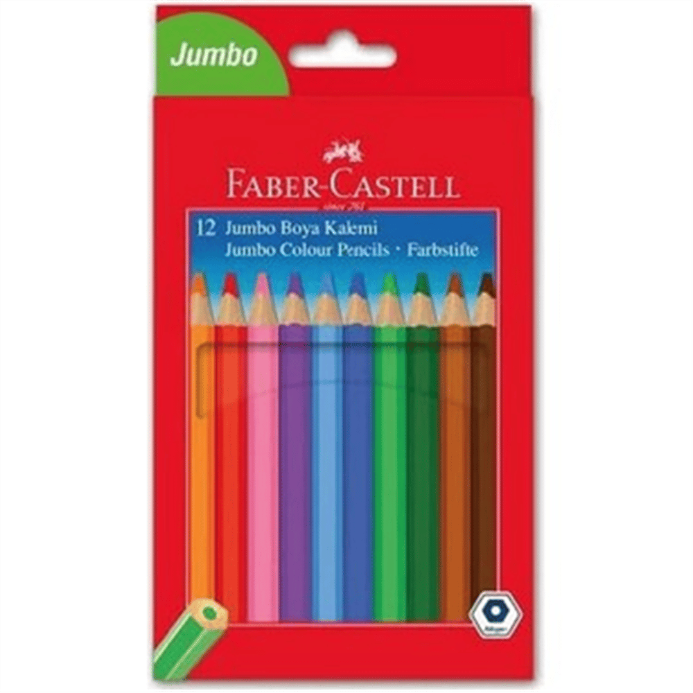 FABER CASTEL JUMBO KURU BOYA 12 Lİ