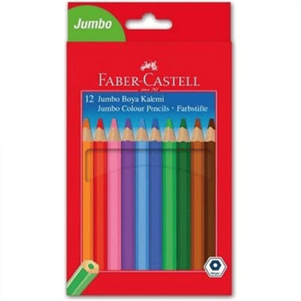 FABER CASTEL JUMBO KURU BOYA 12 Lİ