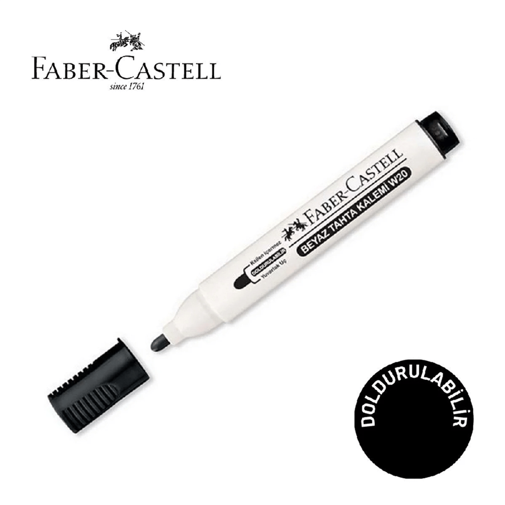 FABER CASTELL TAHTA KALEMİ W20 10 LU PK. SİYAH