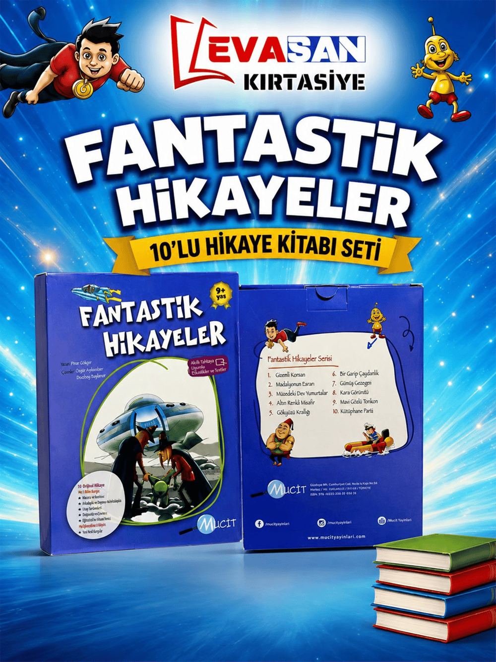 FANTASTİK HİKAYELER 10 LU HİKAYE KİTABI SETİ 