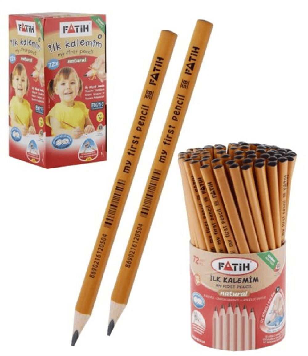 FATİH İLK KALEMİM 3 KÖŞELİ JUMBO EN71-3 72 Lİ
