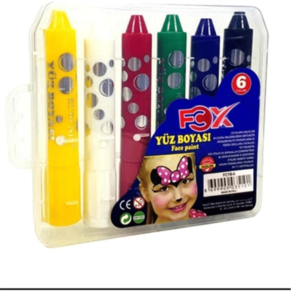 FCX FCYB-6 YÜZ BOYASI 6 RENK *36