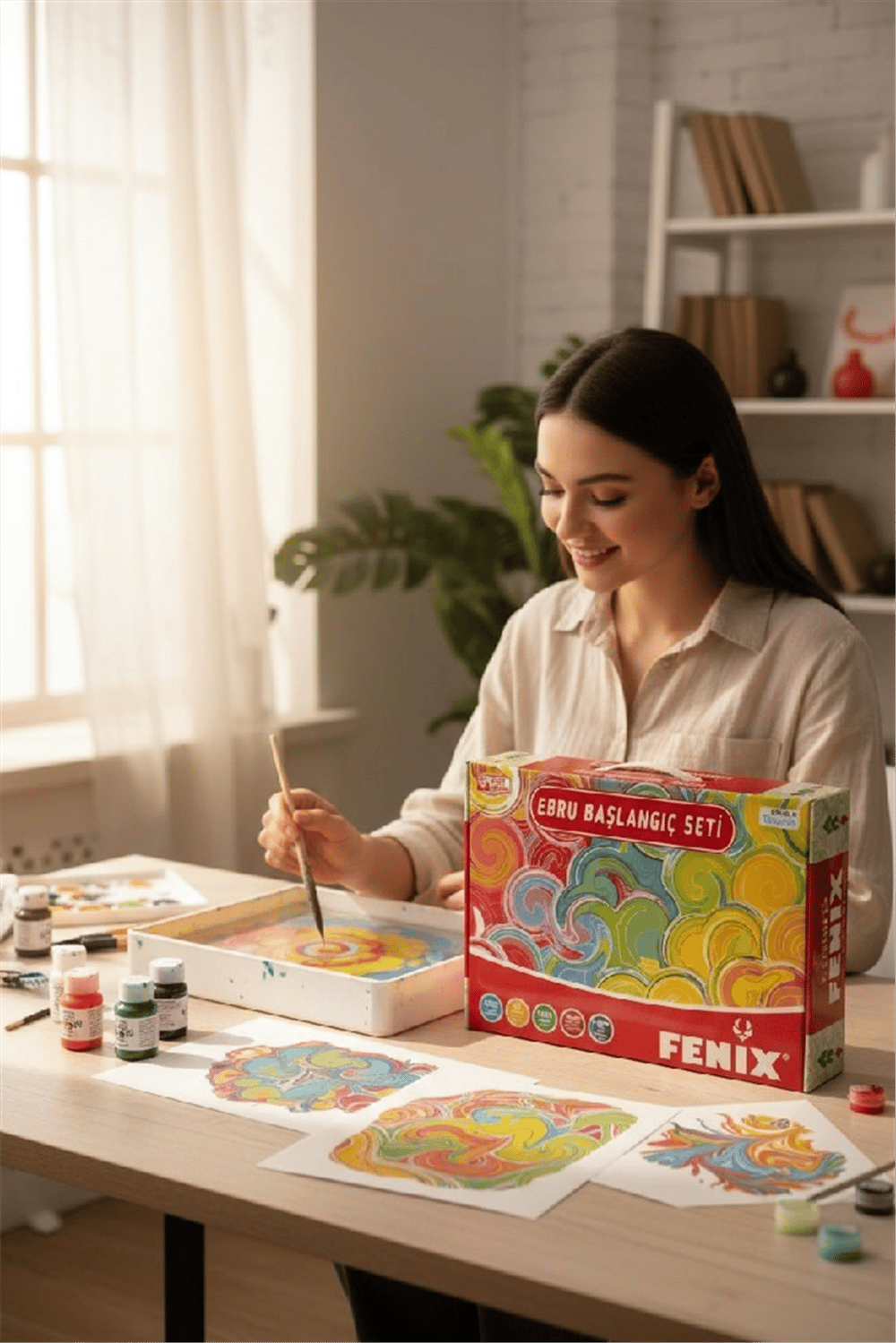FENİX EBRU BOYA SETİ A4