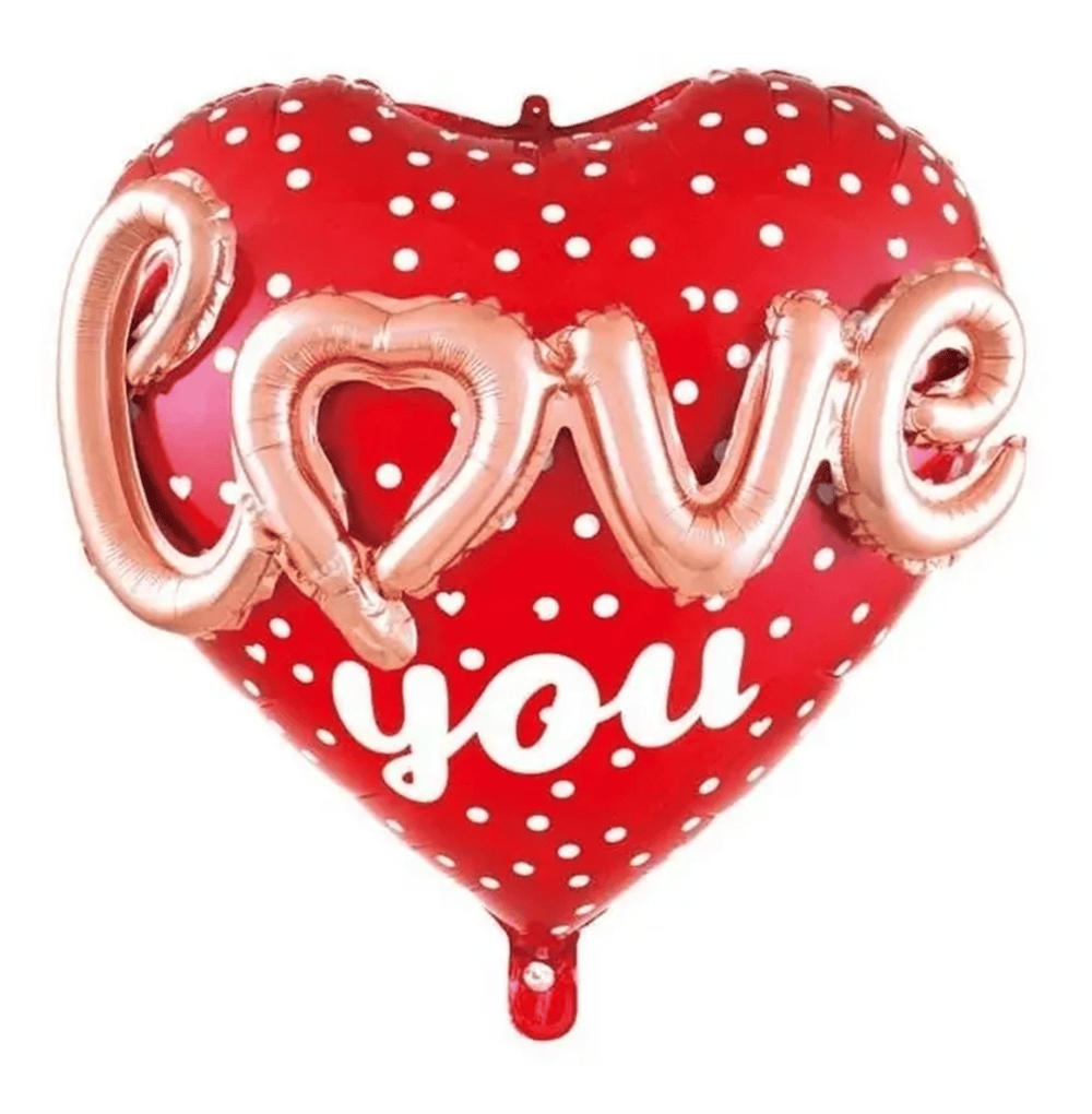 FOLYO BALON 24 İNÇ 3D KALP LOVE YOU