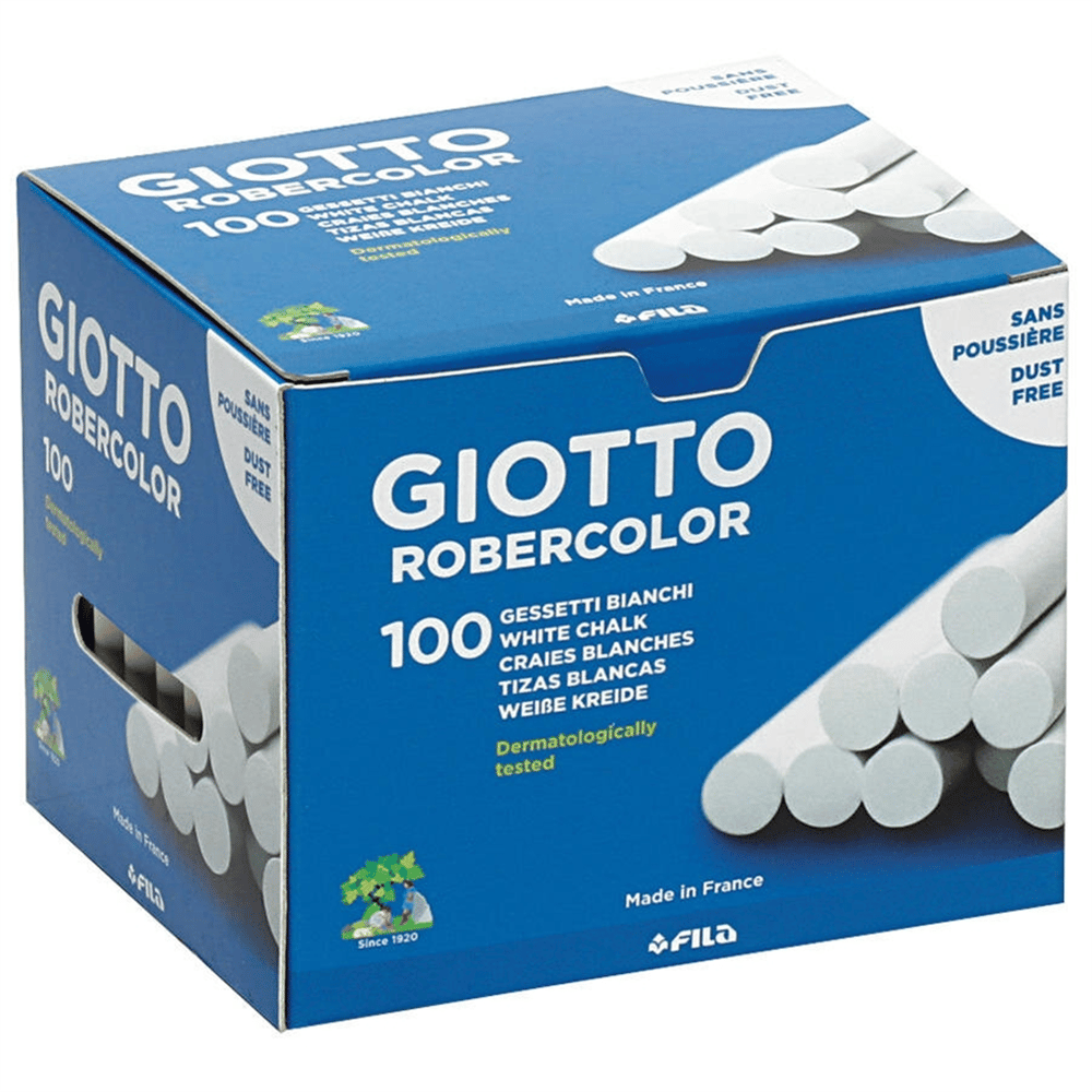 GIOTTOROBERCOLOR BEYAZ TEBEŞİR 100 LÜ