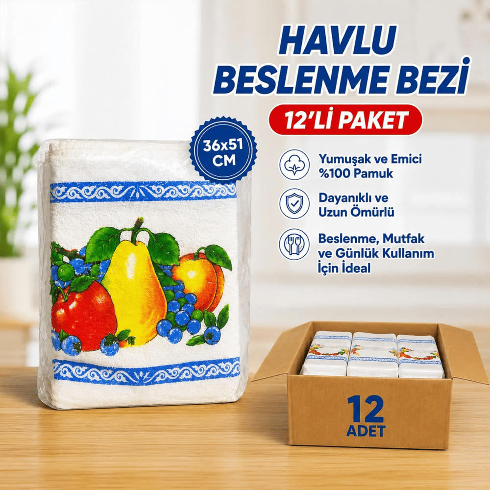 HAVLU BESLENME ÖRTÜSÜ PK:12 Lİ