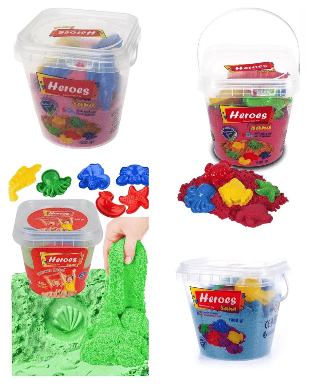 HEROES KUM-017 KİNETİK KUM 1 KĞ. *18
