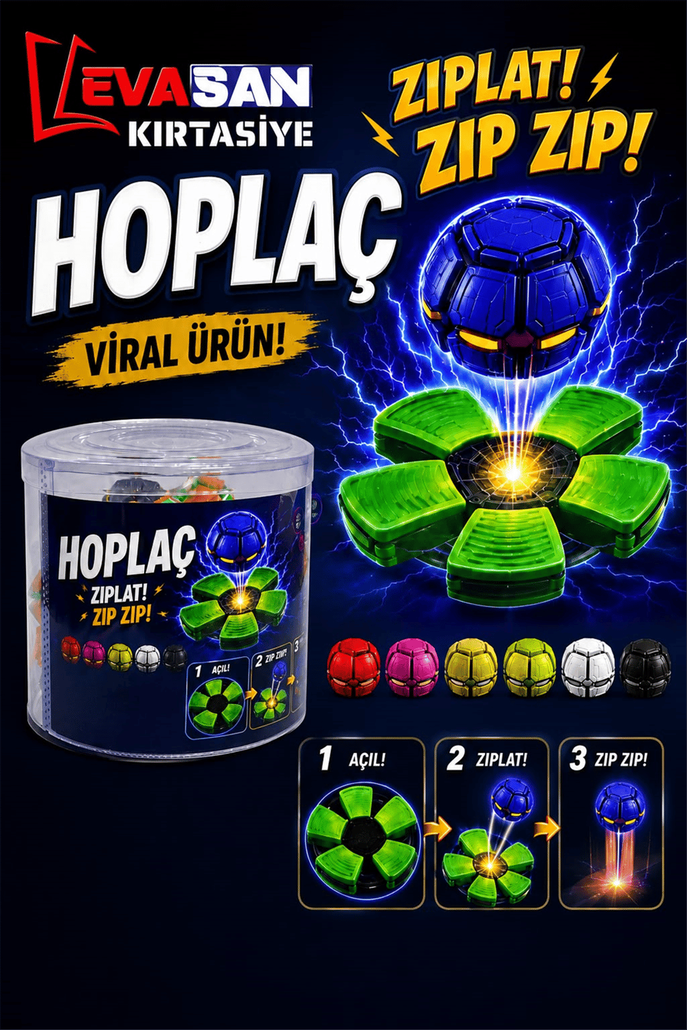 HOPLAÇ ZIP ZIP OYUNU PK:20 Lİ