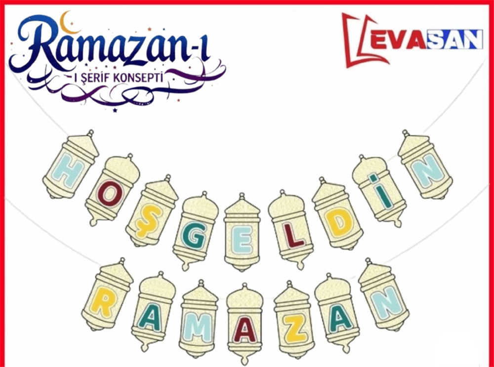 HOŞGELDİN RAMAZAN KARTON BANNER