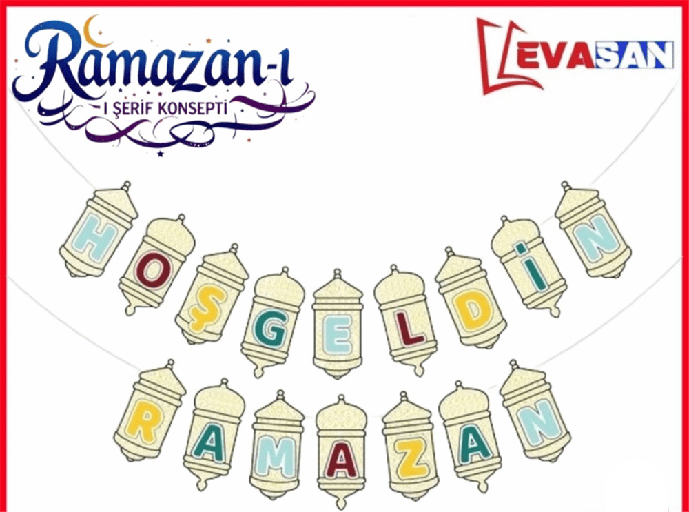 HOŞGELDİN RAMAZAN KARTON BANNER