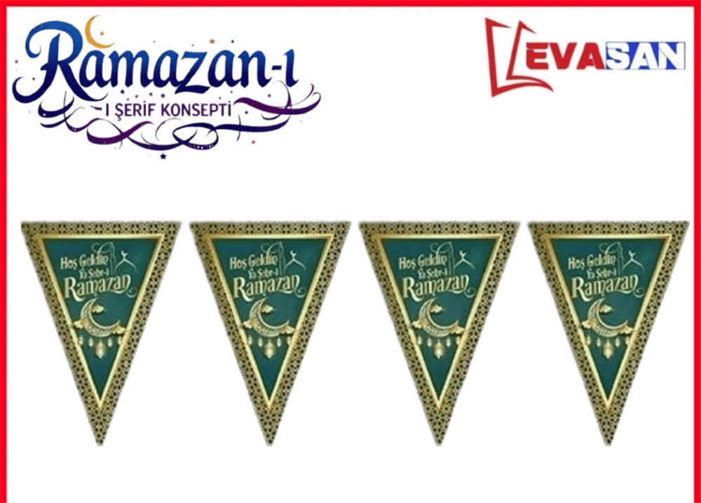 HOŞGELDİN RAMAZAN ÜÇGEN FLAMA
