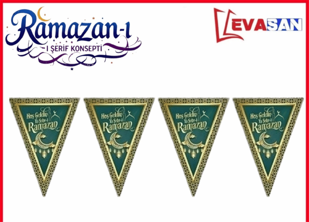 HOŞGELDİN RAMAZAN ÜÇGEN FLAMA