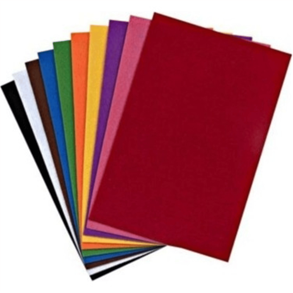 İNCE KEÇE 160 GR. 20*30 10 RENK *120