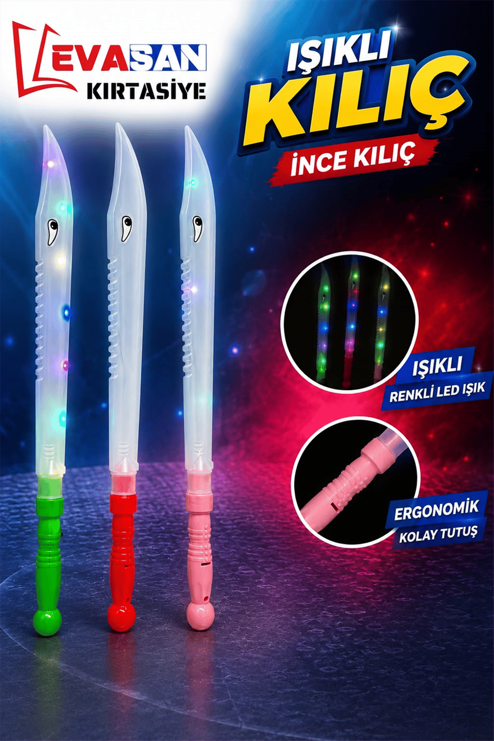 IŞIKLI KILIÇ 45 CM