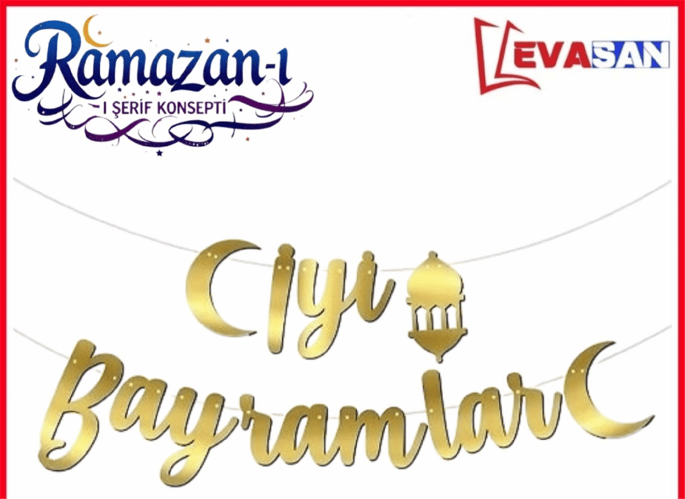 İYİ BAYRAMLAR KALİGRAFİ BANNER