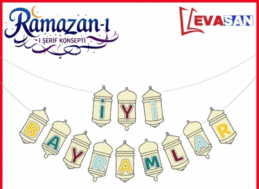 İYİ BAYRAMLAR KARTON BANNER