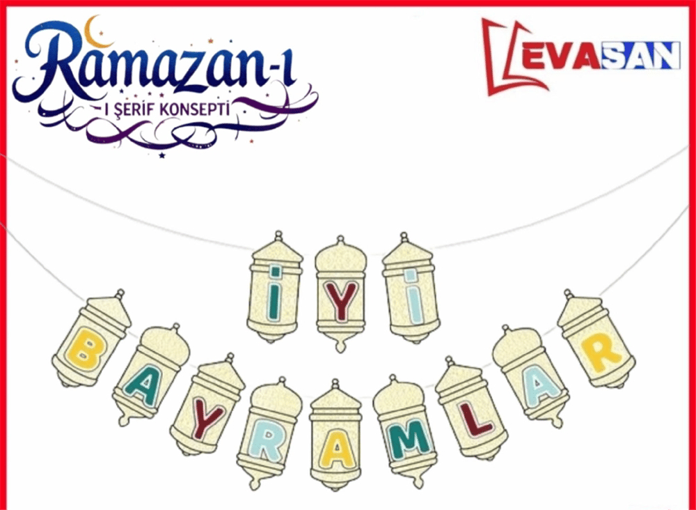 İYİ BAYRAMLAR KARTON BANNER