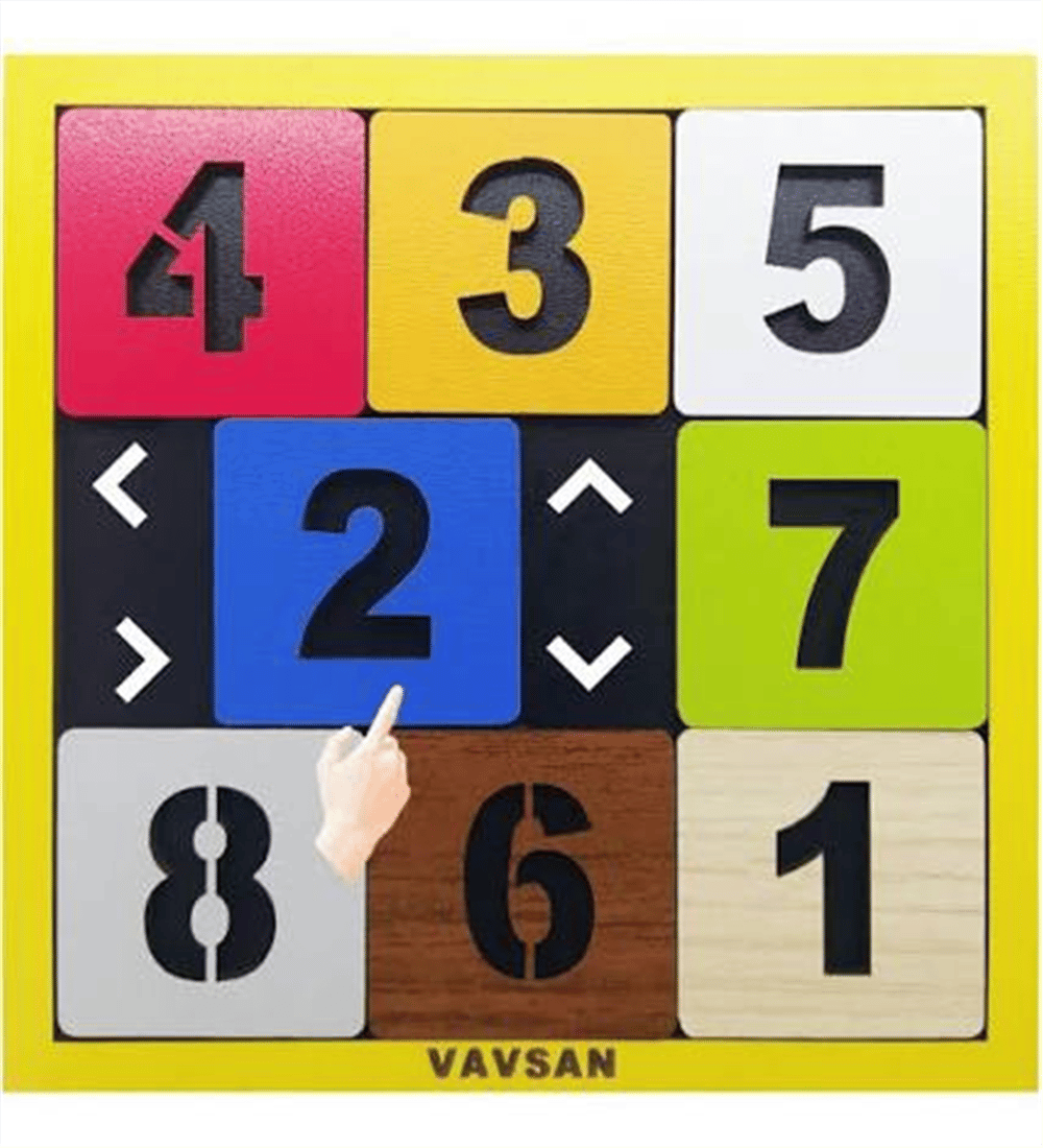 KARIŞTIR KAYDIR SIRALA AHŞAP OYUN 11,5*11,5