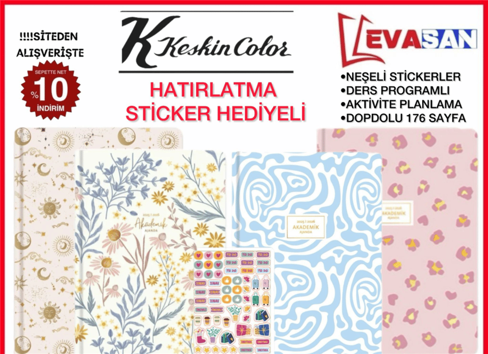 KESKİN 17X24 2026 AKADEMİK AJANDA 176 SAYA