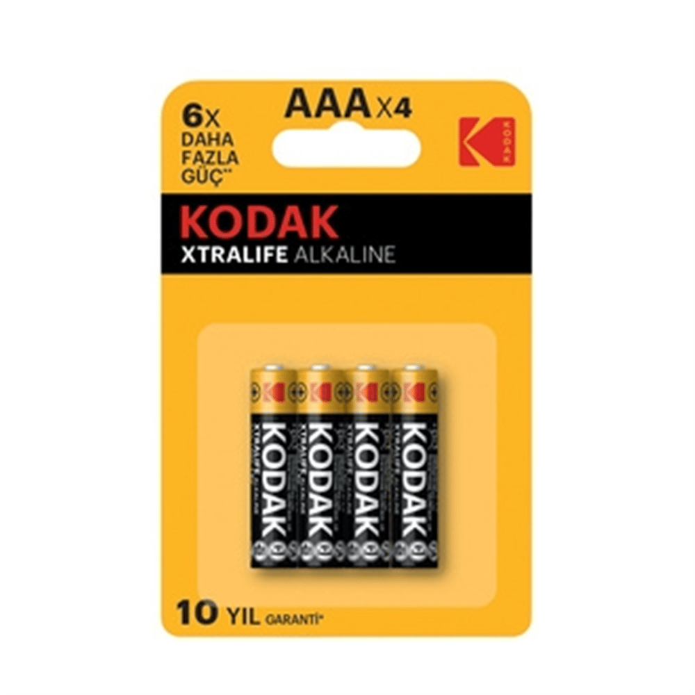 KODAK İNCE PİL AAA*4 10LU