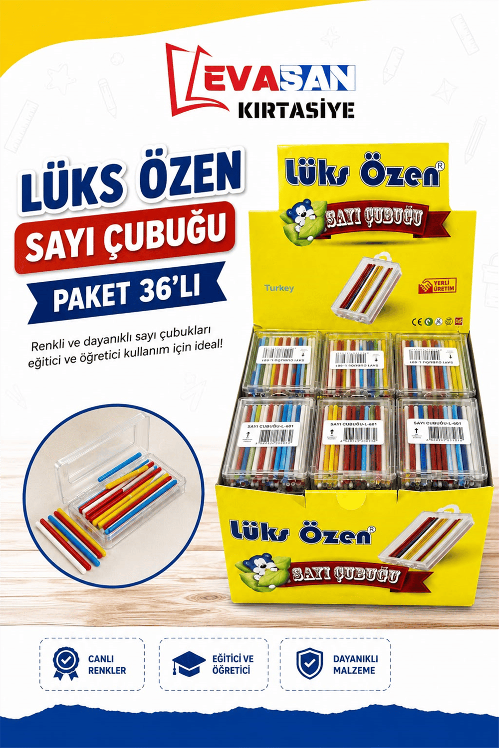LÜKS ÖZEN SAYI ÇUBUĞU P:36 LI