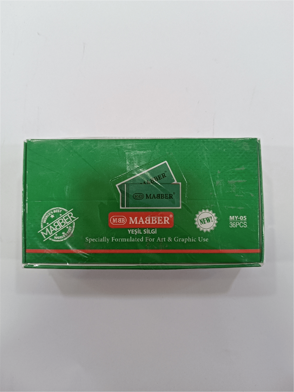 MABER-MY05 YEŞİL SİLGİ 36 LI 1080*30
