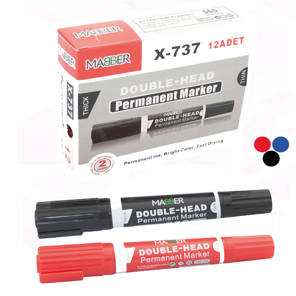 MABER X-737 PERMANENT MARKER P:12 Lİ