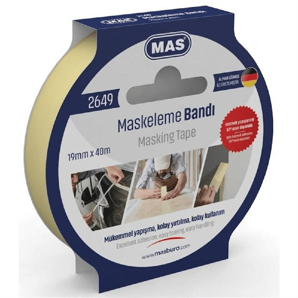 MAS 2649 MASKELEME BANDI KAĞIT BANT 19X40