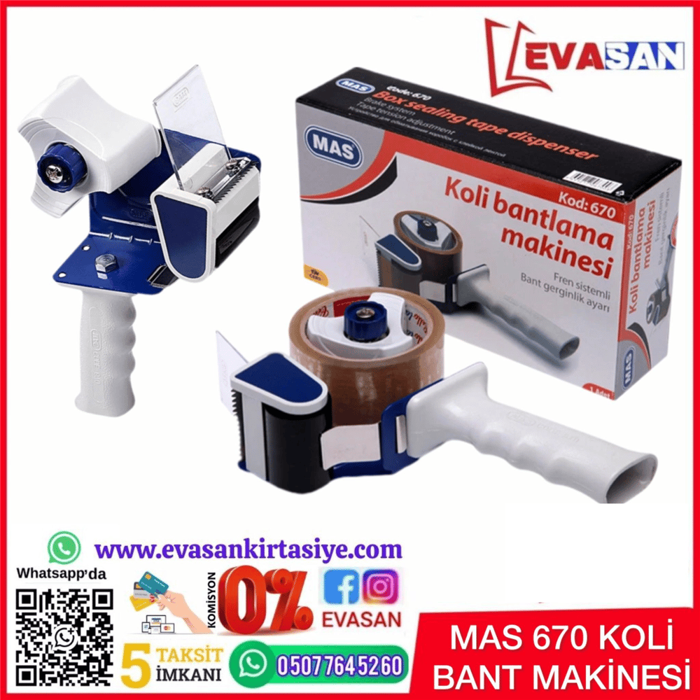 MAS 670 KOLİ BANT MAKİNESİ 