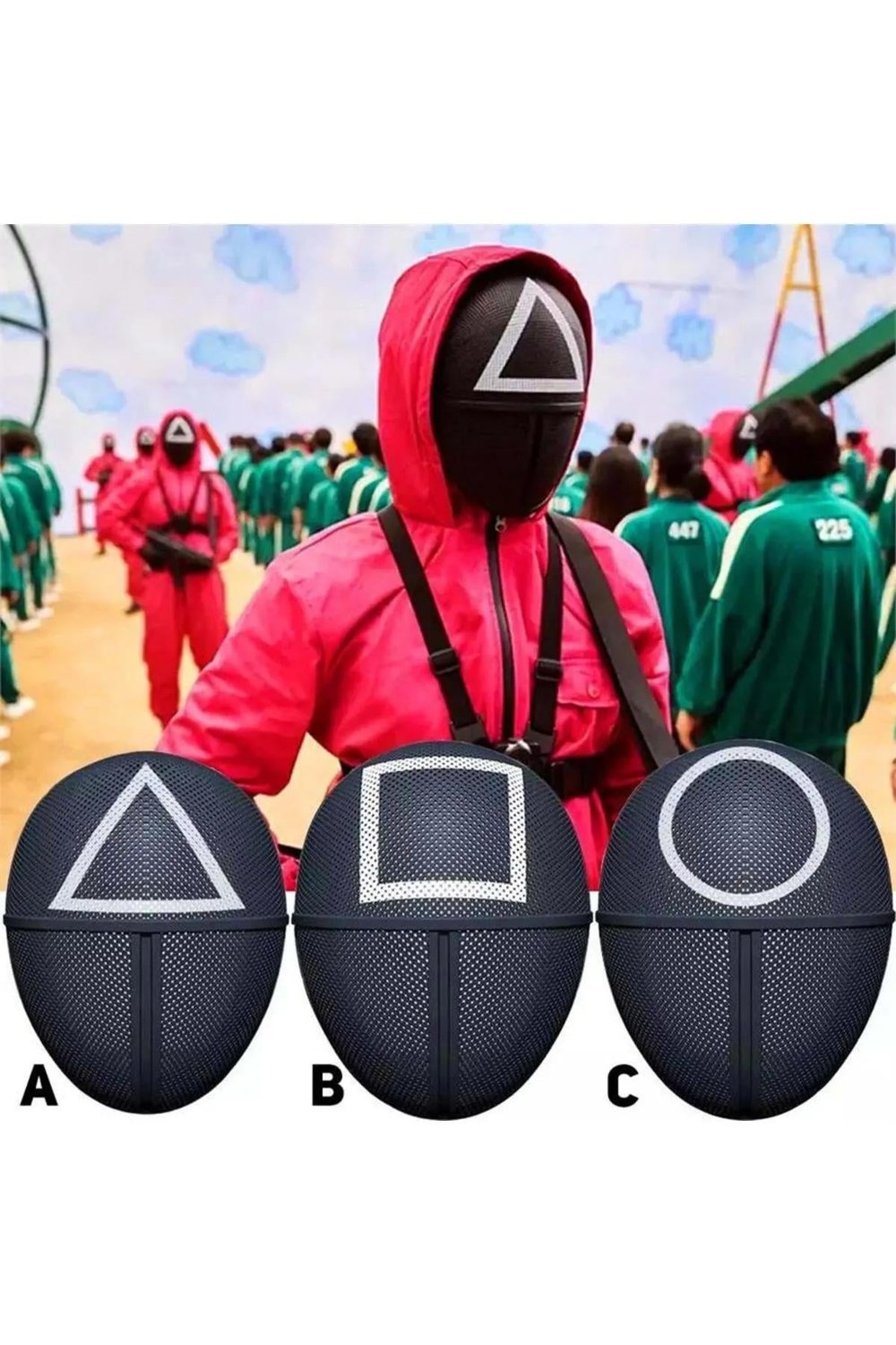 MASKE SCOOT GAME ŞEKİLLİ 12 Lİ PK *180