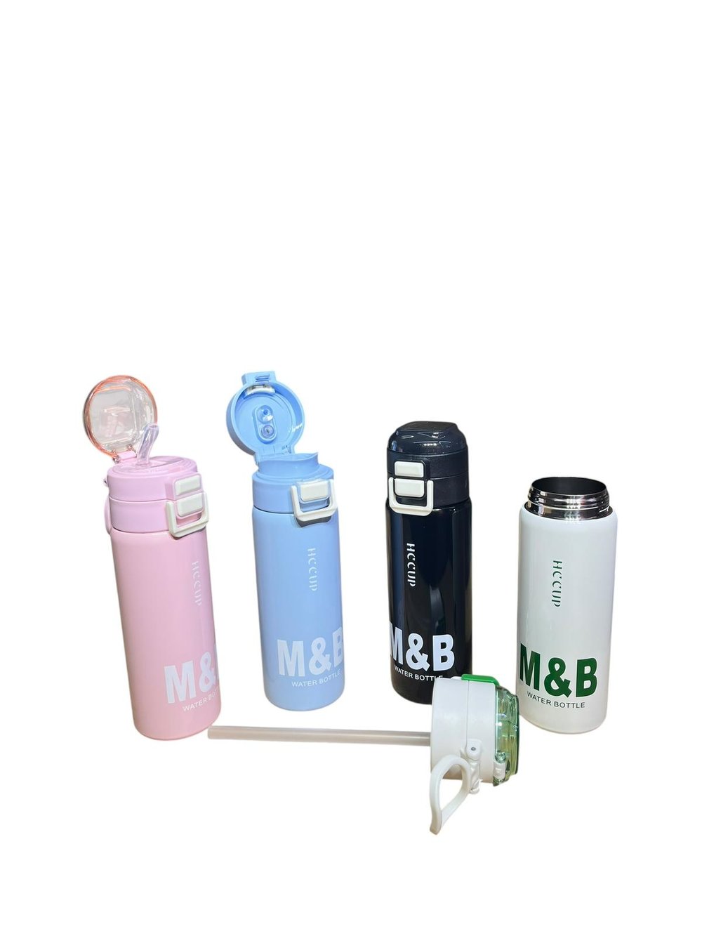 M&B ÇELİK ÇİFT AĞIZLI MATARA 550 ML KOD: M&B-2212 (KAYDIRMAZ TABAN)