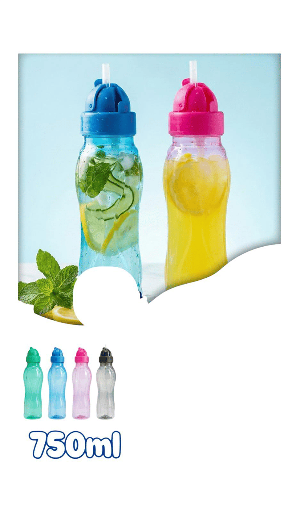 M&B PİPETLİ MATARA 750 ML KOD: M&B-1019
