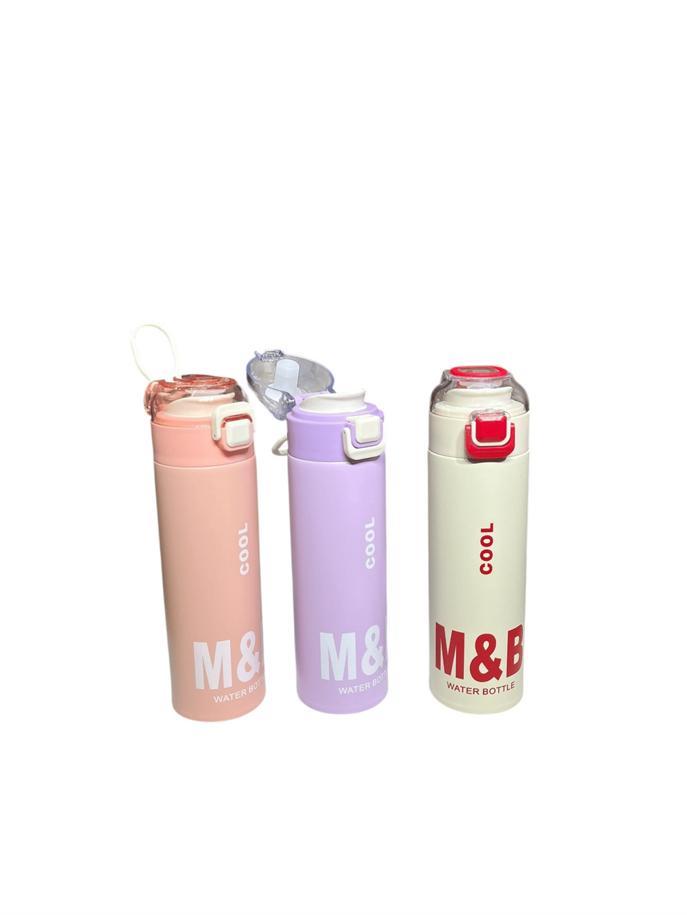 M&B SÜZGEÇLİ ÇELİK MATARA 550 ML KOD: M&B-2204 (KAYDIRMAZ TABAN)