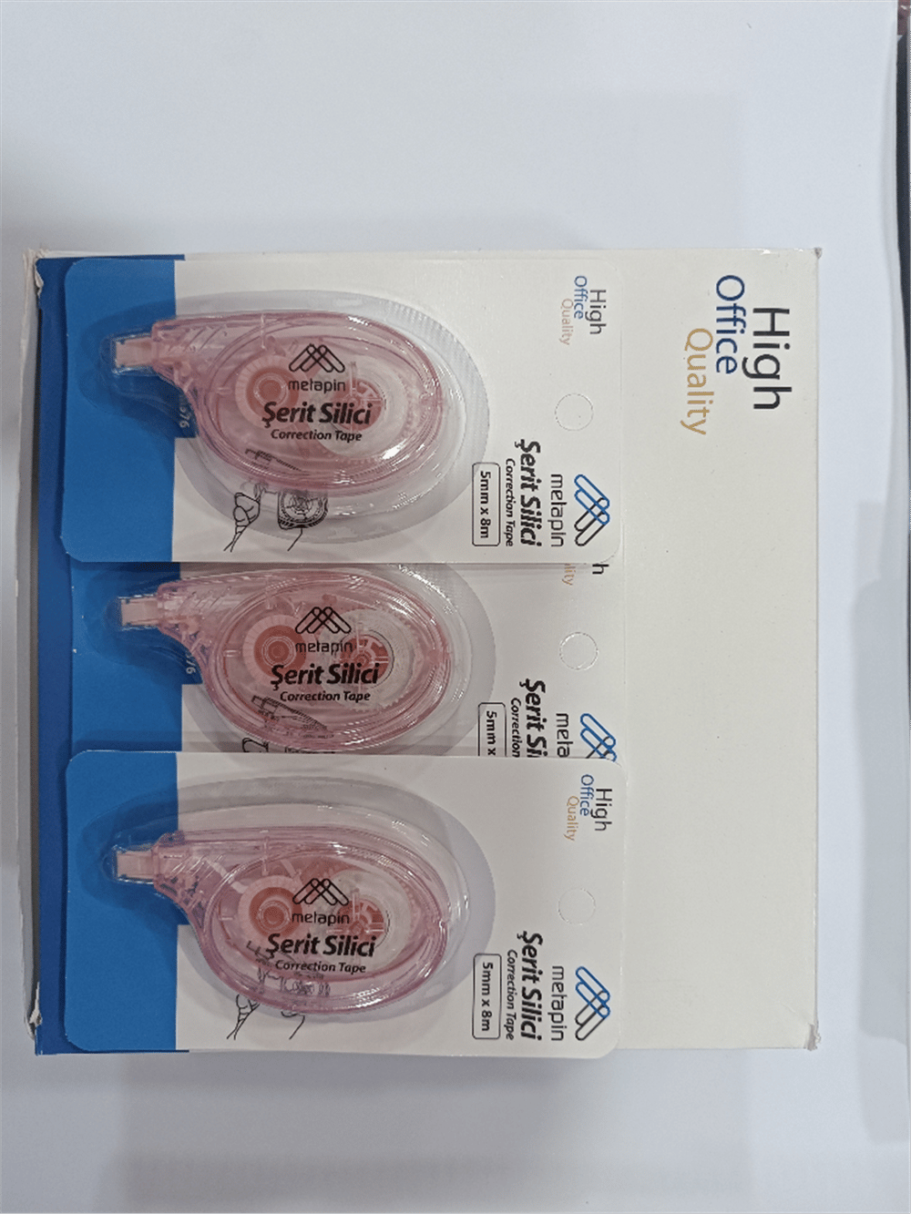 METAPİN ŞERİT SİLİCİ 5mmX8mm PAKET:24 LÜ