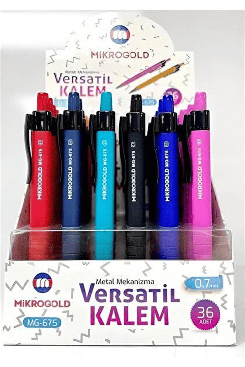 MİKROGOLD MG-675 0.7  VERSATİL KALEM 36 LI