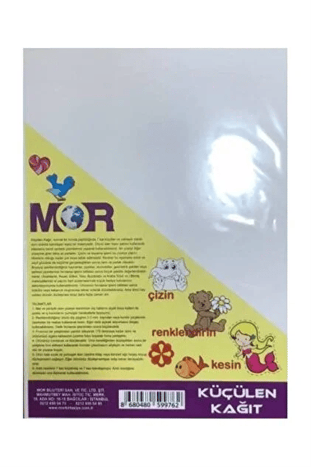 MOR KÜÇÜLEN KAĞIT 2 Lİ