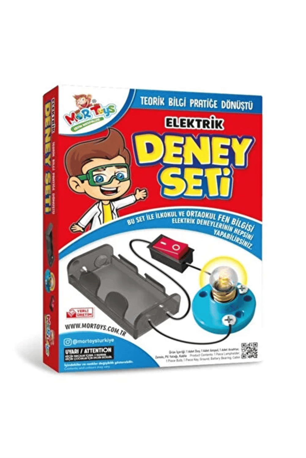 MORTOYS KUTULU LEKTRİK DEVRESİ DENEY SETİ