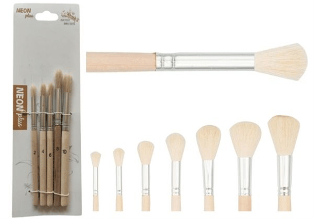 NEON 5 Lİ ALIŞTIRMA FIRÇA SETİ HKD-154 PAKET:12 Lİ