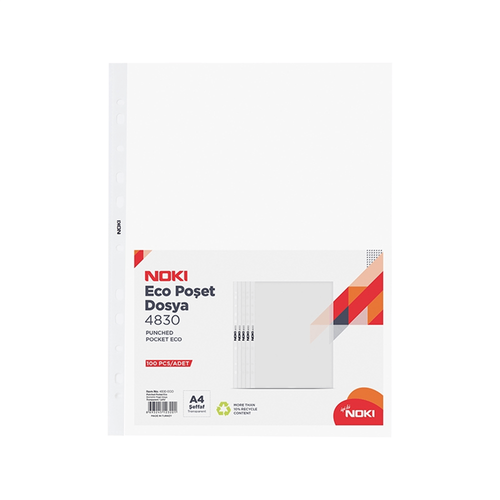 NOKİ POŞET DOSYA 4830 100 LÜ ECO