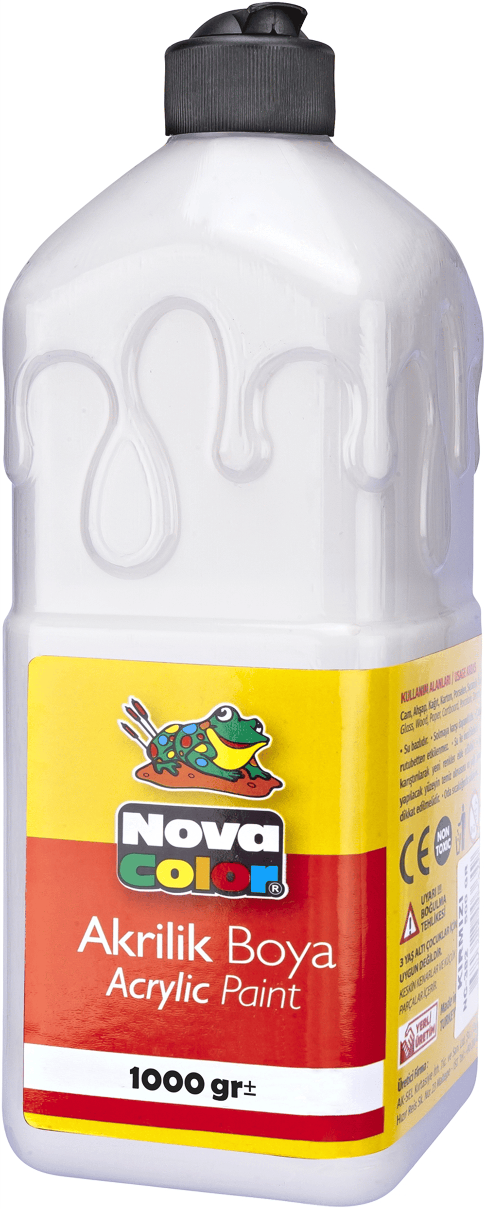NOVA COLOR AKRİLİK  BOYA 1 KG BEYAZ